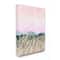 Stupell Industries Wheat Field Dawn Pink & Green Watercolor Painting Canvas Wall Art